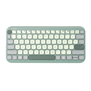 ASUS Marshmallow Keyboard KW100 ירוק , סט אלחוטי מבית Asus . מתאים לשימוש כ .
