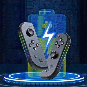 בקר משחק ל-Nintendo Switch & Switch OLED | שלט עם רטט, חיישן שישה צירים ואורות RGB מרהיבים! 🎮✨ , שלט לקונסולה מבית סמארטקום . מתאים לשימוש כ שלט קונסולה .