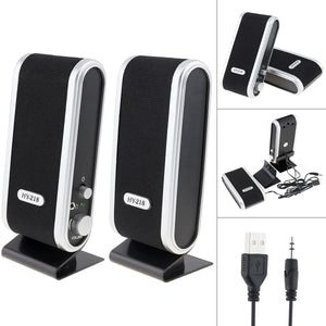 רמקולי USB חזקים בהספק של 6W, חיבור USB 2.0, סטריאו עם כניסת אודיו 3.5 מ"מ, רמקול נייד למחשבים נייחים וניידים, תואמים למחשב נייח, נייד ולמאק. , רמקולים מבית סמארטקום . מתאים לשימוש כ רמקולים .