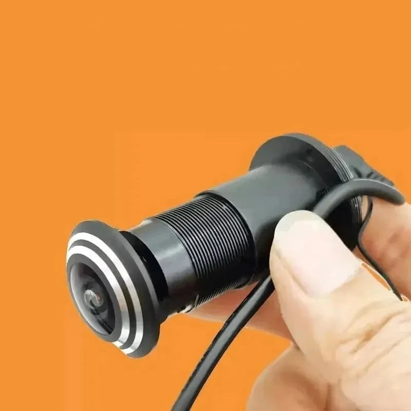 עינית דלת חכמה אלחוטית עם זווית צילום רחבה של 180 מעלות וקול דו-כיווני , עינית דלת חכמה מבית סמארטקום . מתאים לשימוש כ עינית חכמה .