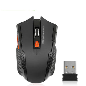 עכבר אופטי אלחוטי 2.4GHz עם מקלט USB ולחצנים נוספים לאחורה, קדימה ושינוי מהירות המצביע עם מהירות משיכה עד 1600DPI- אביזר מושלם למחשבים, מחשבים ניידים וגיימרים Black , עכבר אלחוטי מבית סמארטקום . מתאים לשימוש כ עכברים .