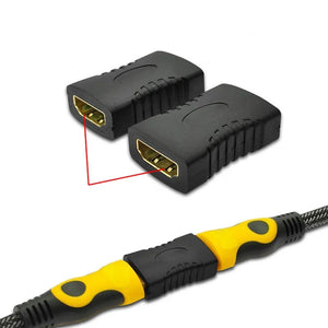 מתאם\מאריך HDMI נקבה לנקבה לחיבור של שני כבלים\מחברים של HDMI אחד לשני. , מתאם וידאו מבית סמארטקום . מתאים לשימוש כ hdmi .