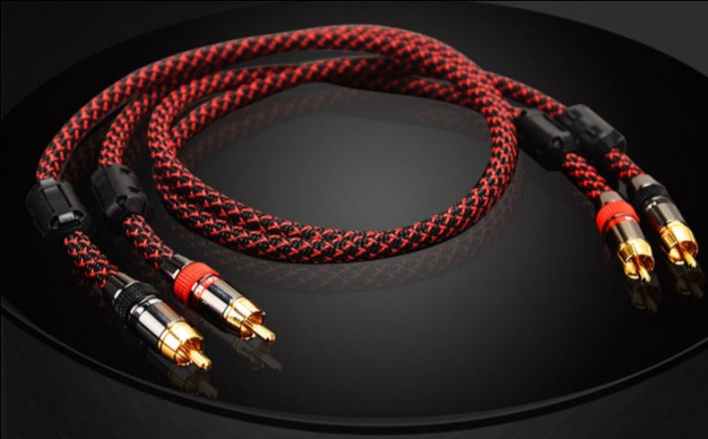 כבל אודיו איכותי קצר ברמה הגבוהה ביותר שני RCA זכר לשני RCA לזכר, בטכנולוגית היי פיי עם ארבעה מסננים עצמאיים לשמירה על נאמנות גבוהה למקור הצליל , כבל אודיו מבית סמארטקום . מתאים לשימוש כ RCA כבל אודיו כבלים .