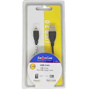 כבל USB למיני USB
