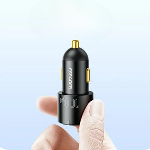 מטען מהיר 100W QC PD 3.0 USB Type C ל- iPhone 14, לטאבלטים של Samsung ועוד , מטען לרכב מבית סמארטקום . מתאים לשימוש כ מטענים לרכב .