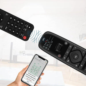 שלט חכם לכל המכשירים בביתכם עם הגדרה באפליקציה, תצוגת OLED ועם תמיכה באינפרא-רד ובלוטוס לשליטה מרחוק של עד 15 מכשירים במקביל , שלט לטלויזיה מבית סמארטקום . מתאים לשימוש כ שלט אוניברסלי שלט לטלויזיה .