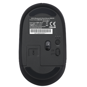 ASUS Bluetooth Silent Mouse MW105 , עכבר אלחוטי מבית Asus . מתאים לשימוש כ .