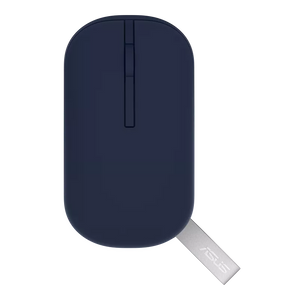 ASUS Marshmallow Mouse MD100 כחול , עכבר אלחוטי מבית Asus . מתאים לשימוש כ .