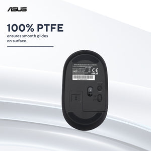 ASUS Bluetooth Silent Mouse MW105 , עכבר אלחוטי מבית Asus . מתאים לשימוש כ .