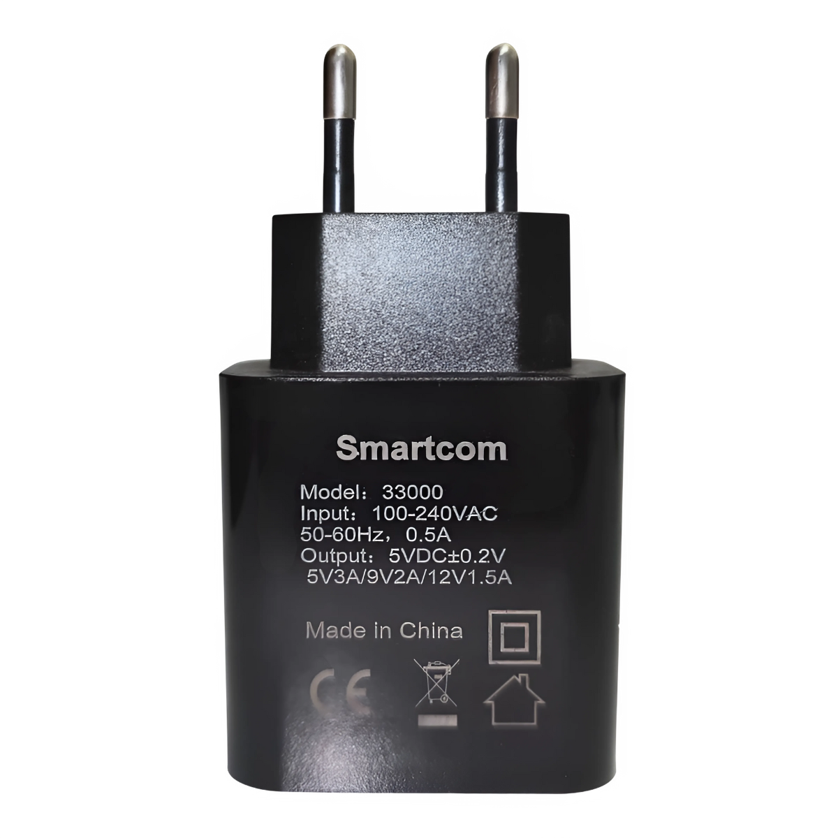 מטען חשמלי 3A עם חיבור USB A מבית SmartCom - הפתרון המושלם לטעינה מהירה ונוחה! 🔋 , מטען לטלפון מבית סמארטקום . מתאים לשימוש כ 30% Black Friday! מטענים לבית ציוד נלווה לטלפונים .
