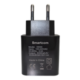 מטען חשמלי 3A עם חיבור USB A מבית SmartCom - הפתרון המושלם לטעינה מהירה ונוחה! 🔋 , מטען לטלפון מבית סמארטקום . מתאים לשימוש כ 30% Black Friday! מטענים לבית ציוד נלווה לטלפונים .