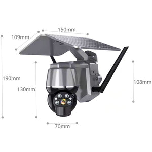 מצלמת אבטחה PTZ סולארית חכמה עם מעקב זמן אמת: הפתרון האידיאלי לאבטחה מתקדמת , מצלמת אבטחה מבית סמארטקום . מתאים לשימוש כ מצלמת אבטחה .