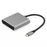 סמארטקום - מפצל TYPE C 4-1 , מפצל וידאו מבית סמארטקום . מתאים לשימוש כ hdmi Type c ציוד נלווה למחשבים .