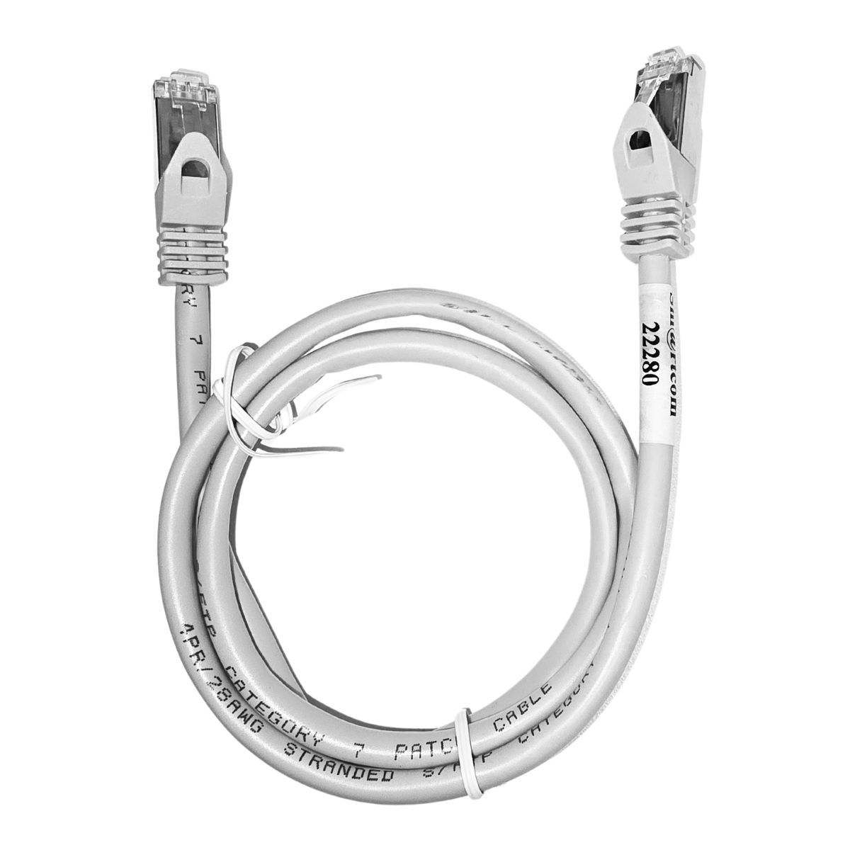 כבל רשת CAT 7 מבית SmartCom – לחיבור מהיר ואמין לתקשורת 🚀💻🌐 0.8 מטר , כבל רשת מבית סמארטקום . מתאים לשימוש כ 30% cable כבל רשת כבלים .