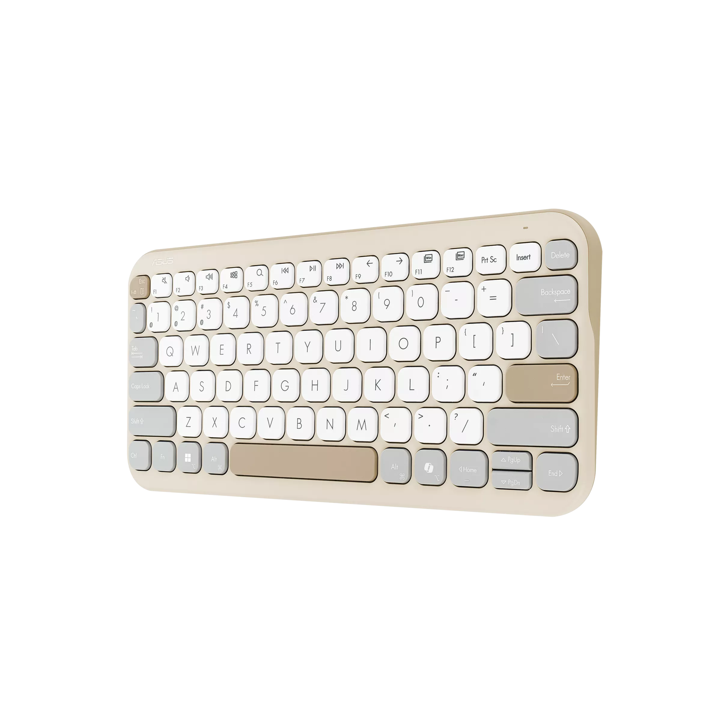 ASUS Marshmallow Keyboard KW100 , סט אלחוטי מבית Asus . מתאים לשימוש כ .