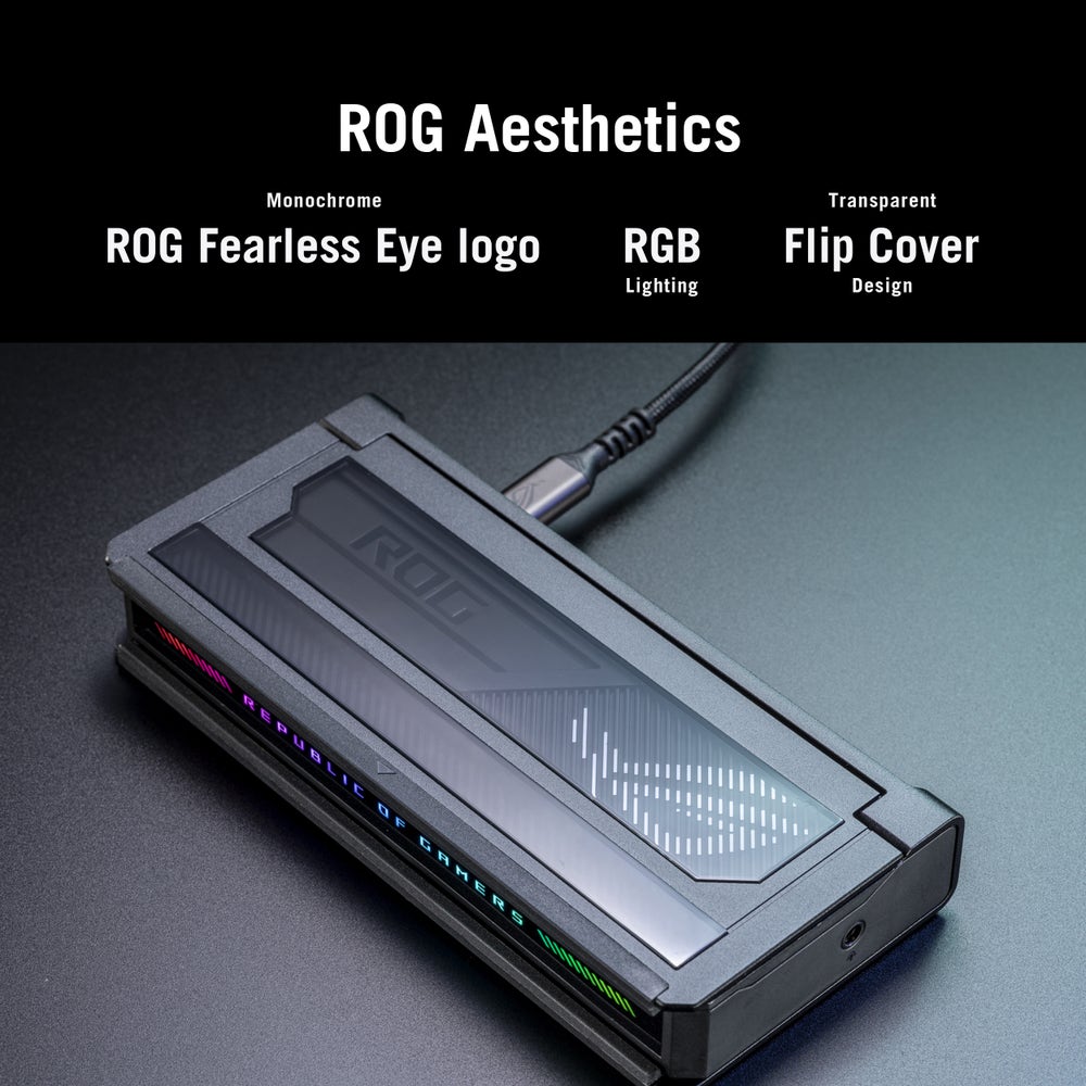 ROG Bulwark Dock (2025) DG300 , תחנות עגינה מבית Asus . מתאים לשימוש כ .
