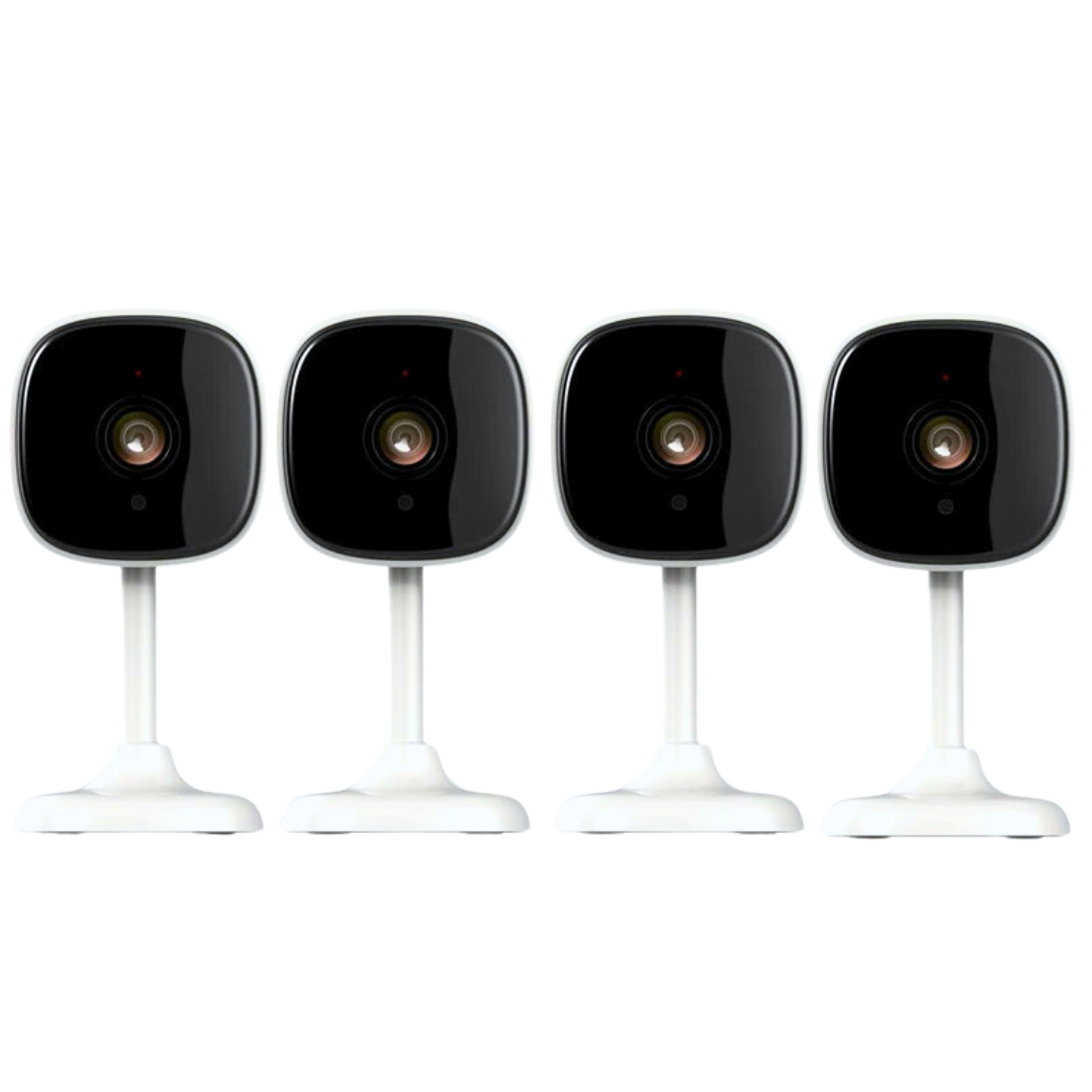 מצלמת אבטחה 1080P WiFi – ראיית לילה, שמע דו-כיווני וגילוי תנועה – פתרון חכם לניטור בית, תינוקות וחיות מחמד – תואמת iOS ואנדרואיד 4 יח' , מבית סמארטקום . מתאים לשימוש כ מצלמת אבטחה .