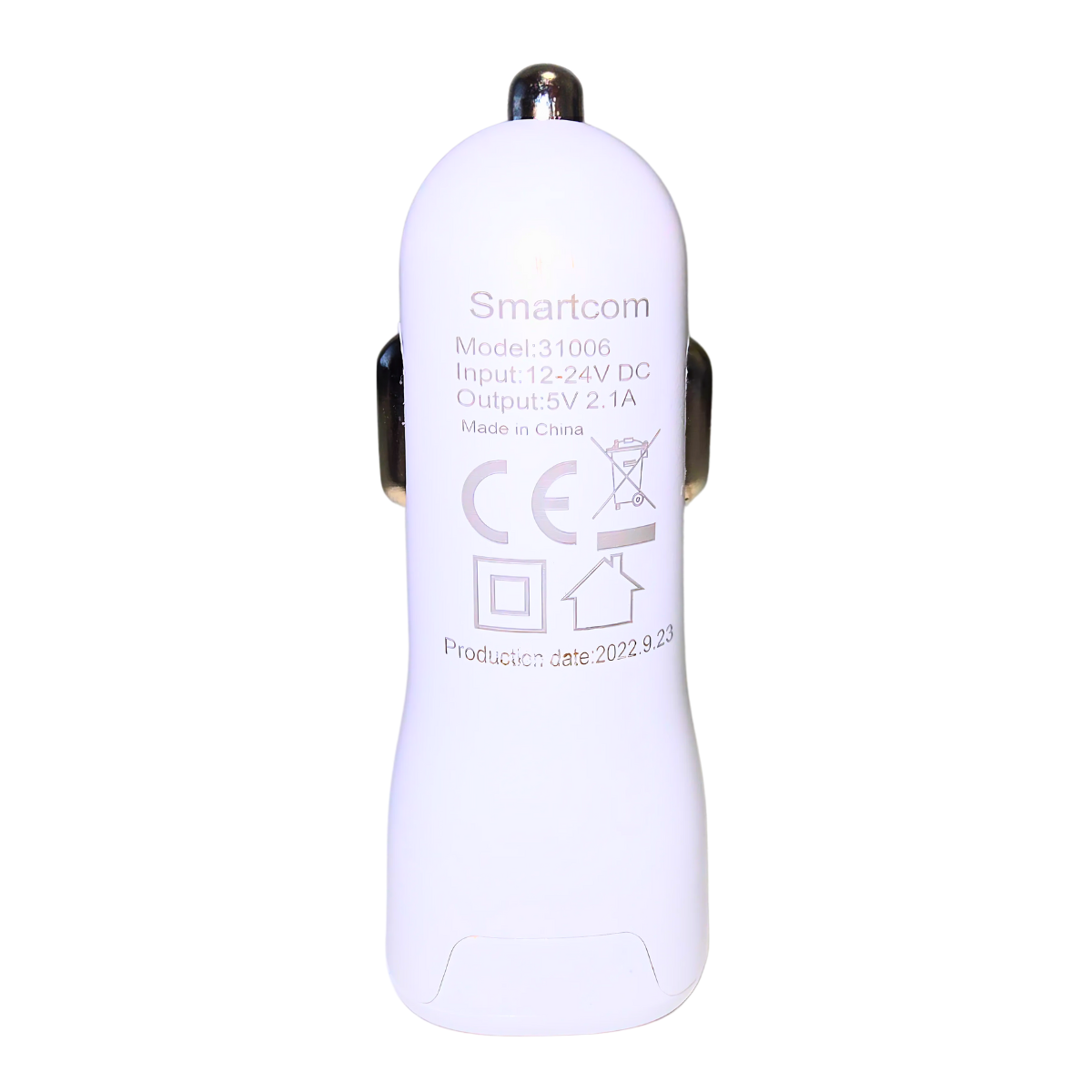 מטען לרכב SmartCom 2.1A עם כבל Type-C – פתרון טעינה מהיר ונוח! 🚗🔋 , מטען לרכב מבית סמארטקום . מתאים לשימוש כ 30% Black Friday! מטענים לרכב ציוד נלווה לטלפונים .