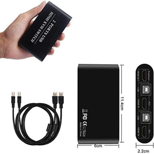 בורר KVM HDMI 4K@30Hz לחיבור שני מחשבים למסך אחד , בורר KVM מבית סמארטקום . מתאים לשימוש כ HDMI SPLITTER .