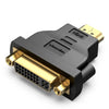 מתאם דו-כיווני DVI ל-HDMI ו HDMI ל-DVI-D 24+1 זכר לנקבה ונקבה לזכר, מתאים למחשבים, מקרנים ולפלטפורמות נוספות HDMI זכר לנקבת DVI-D 24+1 , מתאם וידאו מבית סמארטקום . מתאים לשימוש כ DVI hdmi מתאמים .