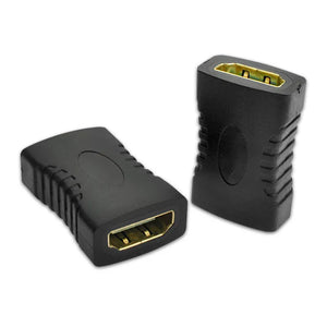 מתאם\מאריך HDMI נקבה לנקבה לחיבור של שני כבלים\מחברים של HDMI אחד לשני. שניים , מתאם וידאו מבית סמארטקום . מתאים לשימוש כ hdmi .