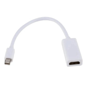 ממיר מיני DP ל HDMI 1080P, 4K מתאם Mini DP ל- DisplayPort מושלם עבור MacBook Pro, Air, Mini - חווית צפייה באיכות גבוהה מיני DP ל-HDMI לבן , מתאם וידאו מבית סמארטקום . מתאים לשימוש כ hdmi Mini DP מתאמים .
