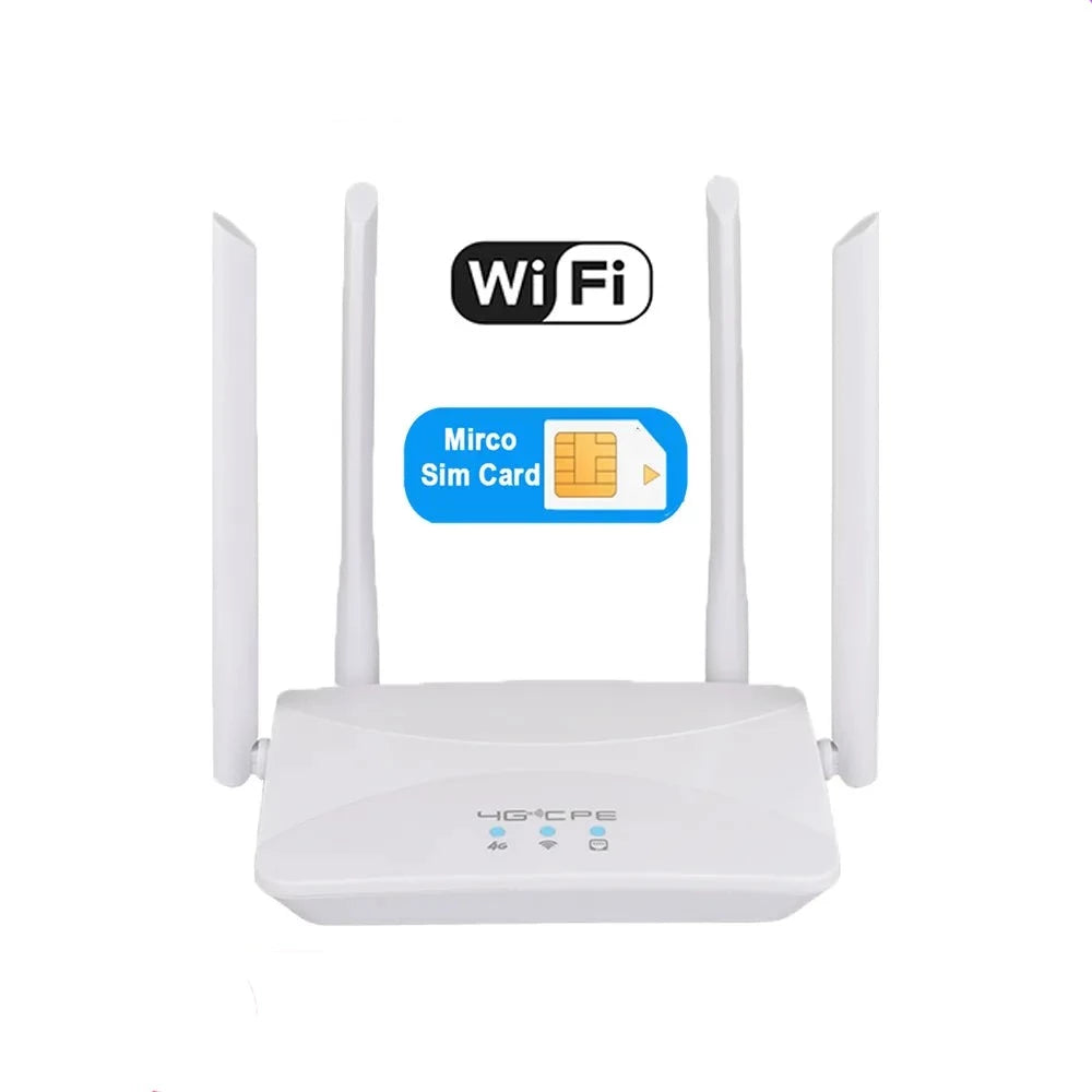 נתב רשת סלולארית עם תמיכה בכרטיס סים 4G LTE במהירות 150Mbps עם רשת אלחוטית בבית, תמיכה ב-3G ו-4G, נתב Wifi עם כניסת RJ45 WAN LAN ומודם אלחוטי, תומך עד 10 מכשירים מחוברים במקביל , ראוטר אלחוטי מבית סמארטקום . מתאים לשימוש כ נתבים אלחוטיים תקשורת .
