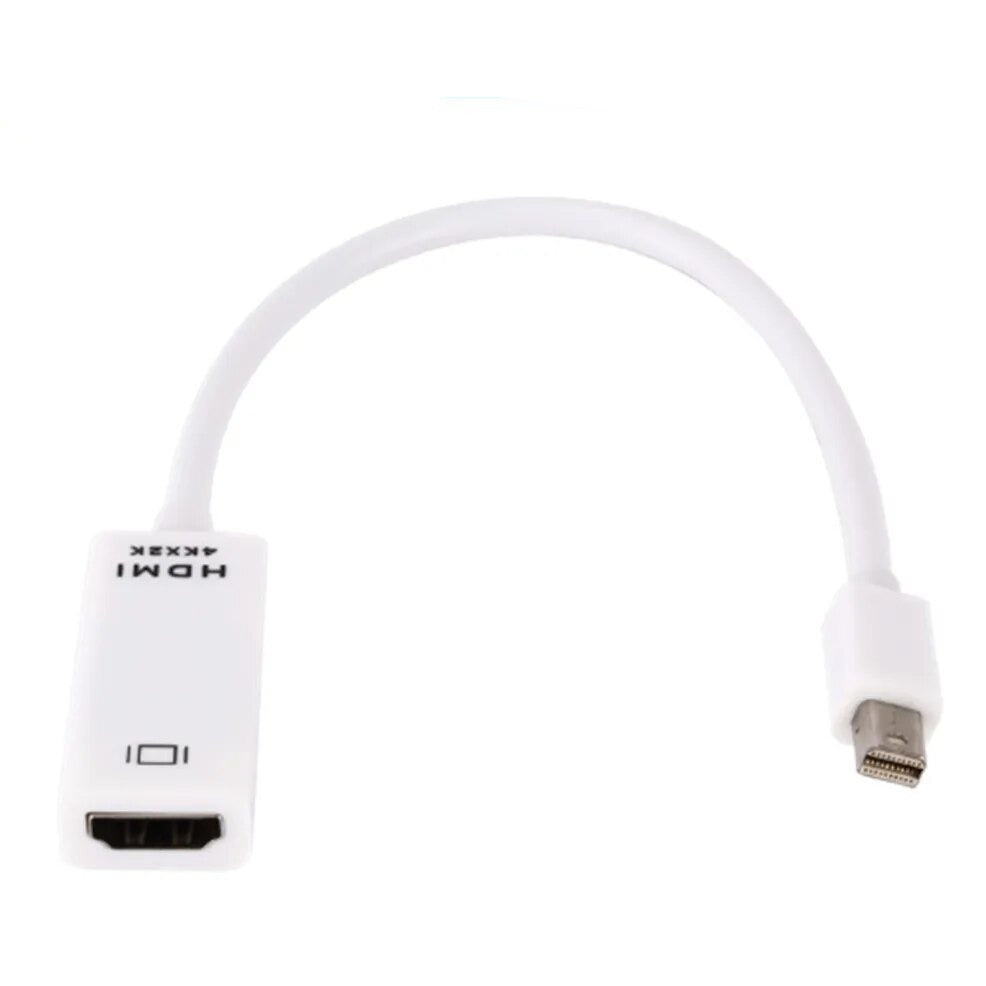 ממיר מיני DP ל HDMI 1080P, 4K מתאם Mini DP ל- DisplayPort מושלם עבור MacBook Pro, Air, Mini - חווית צפייה באיכות גבוהה 4K Mini DP to HDMI 1מיני DP ל-HDMI 4K לבן , מתאם וידאו מבית סמארטקום . מתאים לשימוש כ hdmi Mini DP מתאמים .