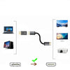 ממיר מ DisplayPort ל HDMI: זכר DP לנקבה HD למחשב נייד טלוויזיה ומחשב אישי, תומך ברזולוציות 4K , מתאם וידאו מבית סמארטקום . מתאים לשימוש כ DP hdmi מתאמים .