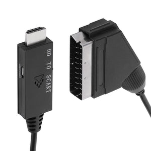 שדרגו את חוויית הצפייה שלכם עם כבל ממיר בין HDMI ל Scart - עם פלט וידאו ברור ואיכותי הממיר מאפשר שמע משופר לנגן הוידאו שלכם , כבל וידאו מבית סמארטקום . מתאים לשימוש כ hdmi כבלים .