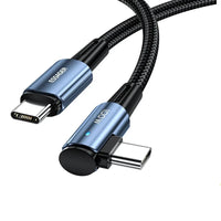 כבל Type C עם זווית 90 מעלות, 100W, 480Mbps ואורך מטר Default Title , כבל USB מבית סמארטקום . מתאים לשימוש כ Type c כבל טעינה כבלים .