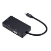 ממיר 3 ב-1 מ Mini DP ל HDMI ,VGA ,DVI, כבל מתאם Mini DP מושלם לחיבור MacBook Pro Air למסך, טלויזיה מקרן ועוד , מתאם וידאו מבית סמארטקום . מתאים לשימוש כ DVI hdmi Mini DP VGA מתאמים .