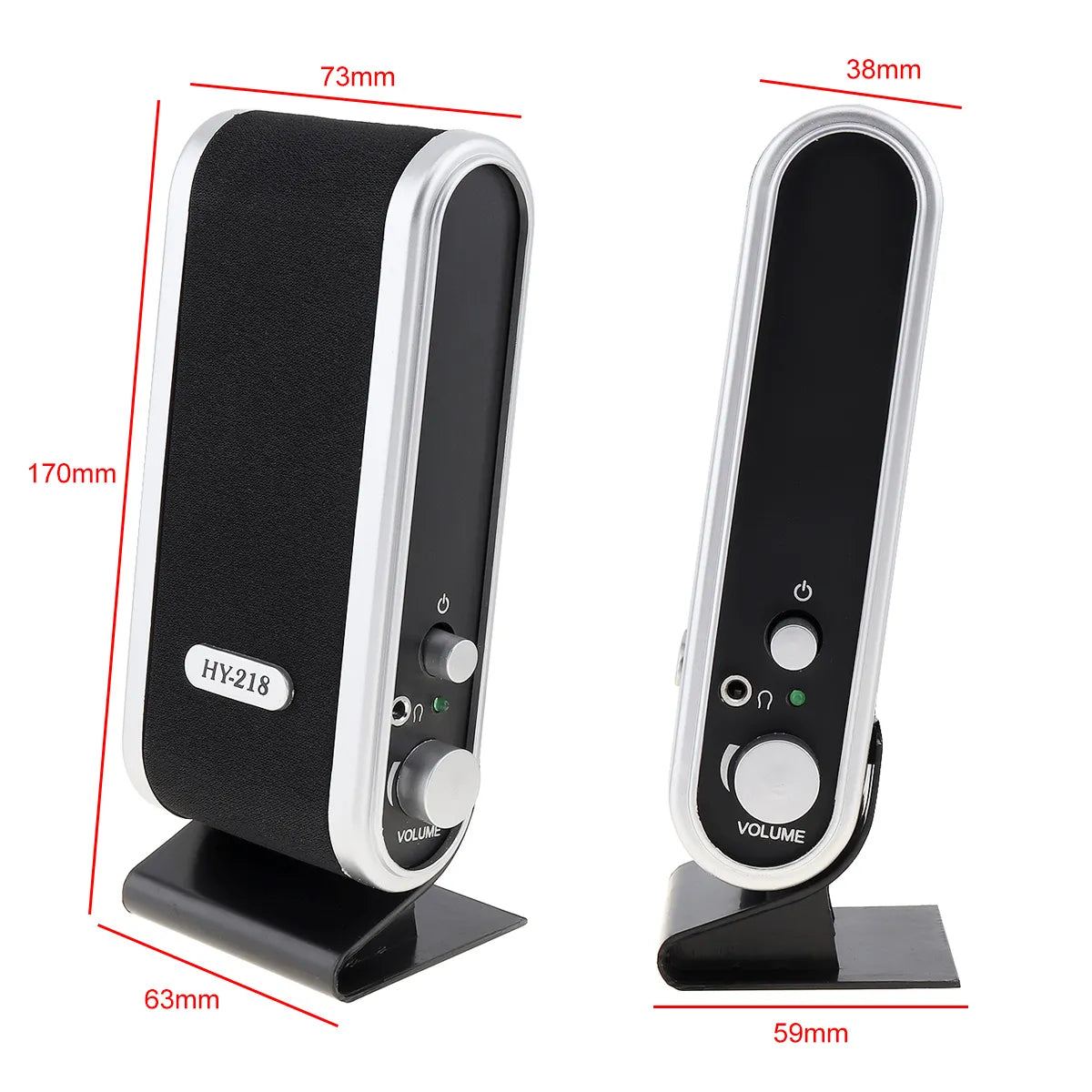 רמקולי USB חזקים בהספק של 6W, חיבור USB 2.0, סטריאו עם כניסת אודיו 3.5 מ"מ, רמקול נייד למחשבים נייחים וניידים, תואמים למחשב נייח, נייד ולמאק. , רמקולים מבית סמארטקום . מתאים לשימוש כ רמקולים .