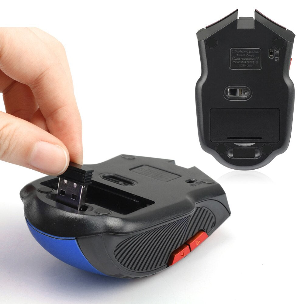 עכבר אופטי אלחוטי 2.4GHz עם מקלט USB ולחצנים נוספים לאחורה, קדימה ושינוי מהירות המצביע עם מהירות משיכה עד 1600DPI- אביזר מושלם למחשבים, מחשבים ניידים וגיימרים , עכבר אלחוטי מבית סמארטקום . מתאים לשימוש כ עכברים .