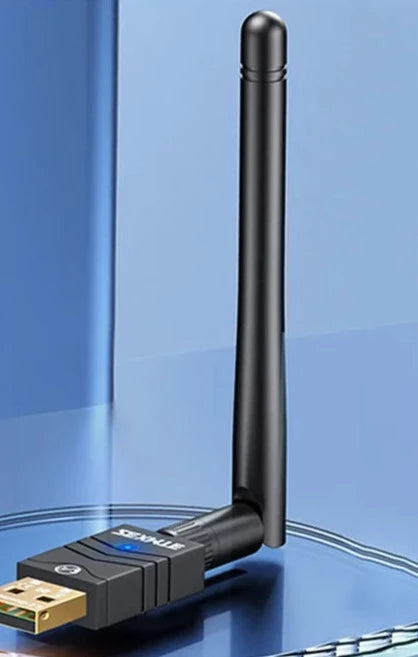 מתאם Bluetooth 5.1 עם טווח בין 20 ל 150 מטר, דונגל Bluetooth 5.1/5.0 USB למחשבים עם Windows 11/10/8/7 , כרטיס רשת מבית סמארטקום . מתאים לשימוש כ כרטיסי רשת אלחוטיים .