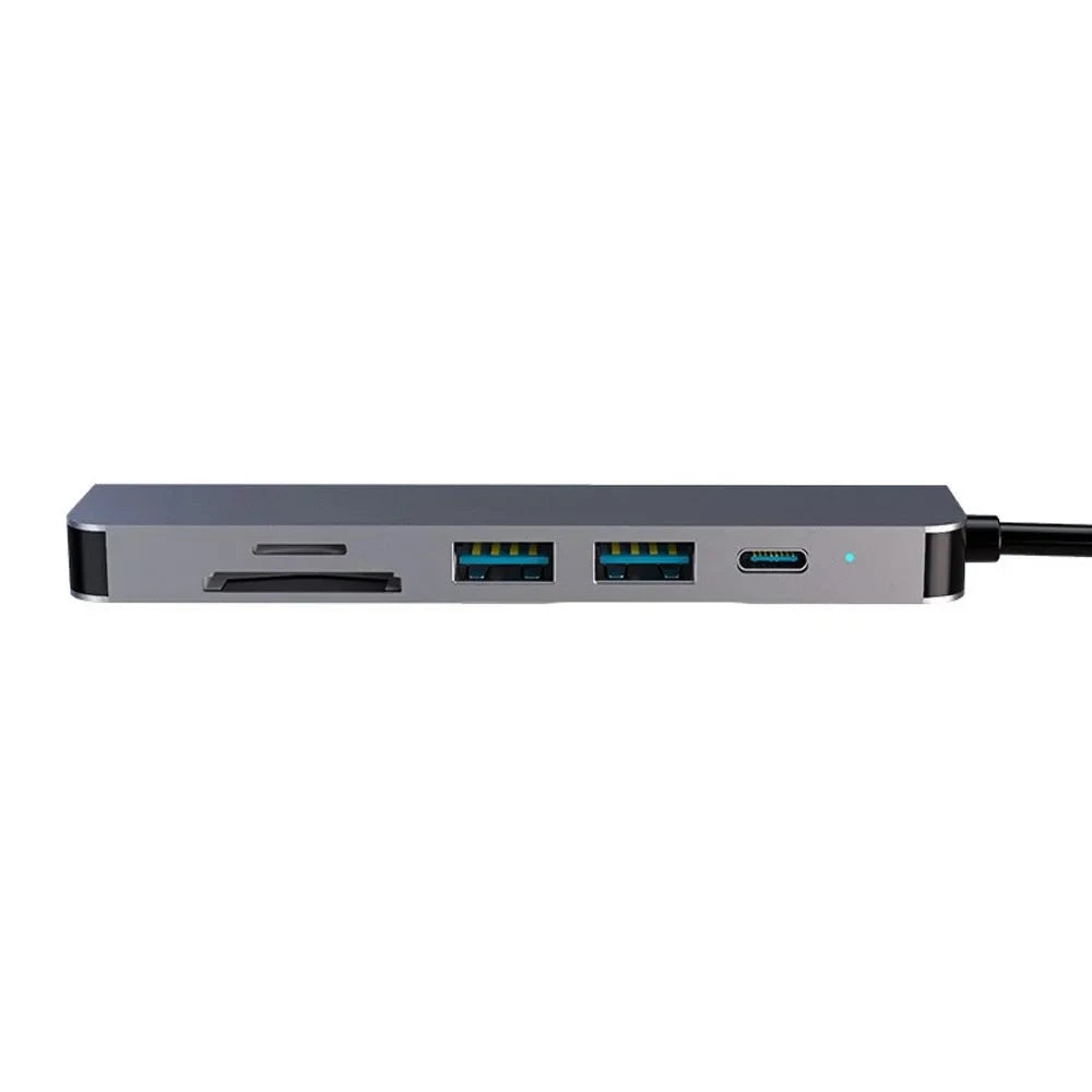 תחנת עגינה 5-11 ב 1 ל-USB-C - מתאם מרובה פונקציות לשלל מכשירים: Xiaomi, MacBook, מחשבים ניידים ועוד - אביזרים למחשבים ולפטופים , מתאם USB מבית סמארטקום . מתאים לשימוש כ מפצל USB .