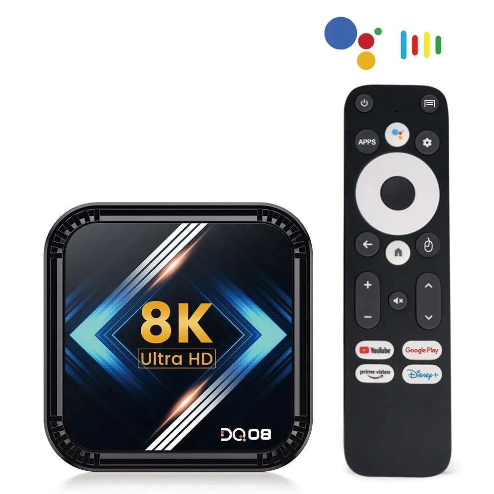 סטרימר איכותי עם אנדרואיד 13, תמיכה בסרטי וידאו 8K, חוויית צפייה מרהיבה ב 4K HDR10+, עם Dual Wifi, Bluetooth, ו Google Voice. מגיע עם 4GB ראם ו 32GB אחסון | Smart TV Box Default Title , סטרימר מבית סמארטקום . מתאים לשימוש כ סטרימר .
