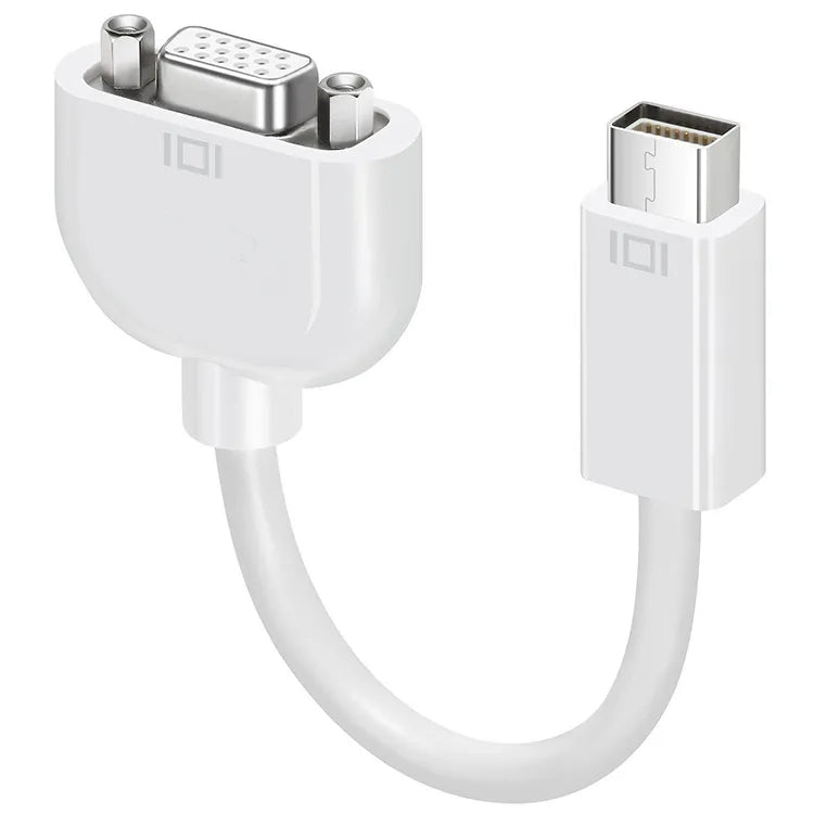 כבל מתאם קטן מיני DVI ל VGA להמרת וידאו, חיבור מחשבים ניידים ונייחים למקרן, מסך, טלויזיה ועוד Default Title , מתאם וידאו מבית סמארטקום . מתאים לשימוש כ Mini DP VGA מתאמים .