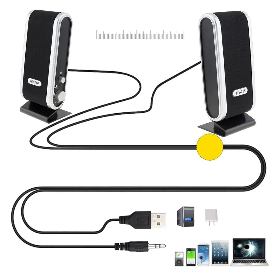 רמקולי USB חזקים בהספק של 6W, חיבור USB 2.0, סטריאו עם כניסת אודיו 3.5 מ"מ, רמקול נייד למחשבים נייחים וניידים, תואמים למחשב נייח, נייד ולמאק. , רמקולים מבית סמארטקום . מתאים לשימוש כ רמקולים .