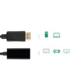 ממיר קצר ויעיל: ממיר DisplayPort 4K ל HDMI DP זכר ל HD נקבה, למחשבים, מסכים, טלוויזיות ועוד. , מתאם וידאו מבית סמארטקום . מתאים לשימוש כ DP hdmi מתאמים .