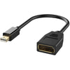 כבל מתאם ממיני DisplayPort זכר ל-DisplayPort נקבה ברזולוציה 4K 1080P למקרן, מחשב נייד, מחשב לוח וטאבלט Default Title , מתאם וידאו מבית סמארטקום . מתאים לשימוש כ DP Mini DP מתאמים .