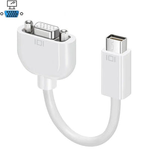 כבל מתאם קטן מיני DVI ל VGA להמרת וידאו, חיבור מחשבים ניידים ונייחים למקרן, מסך, טלויזיה ועוד , מתאם וידאו מבית סמארטקום . מתאים לשימוש כ Mini DP VGA מתאמים .