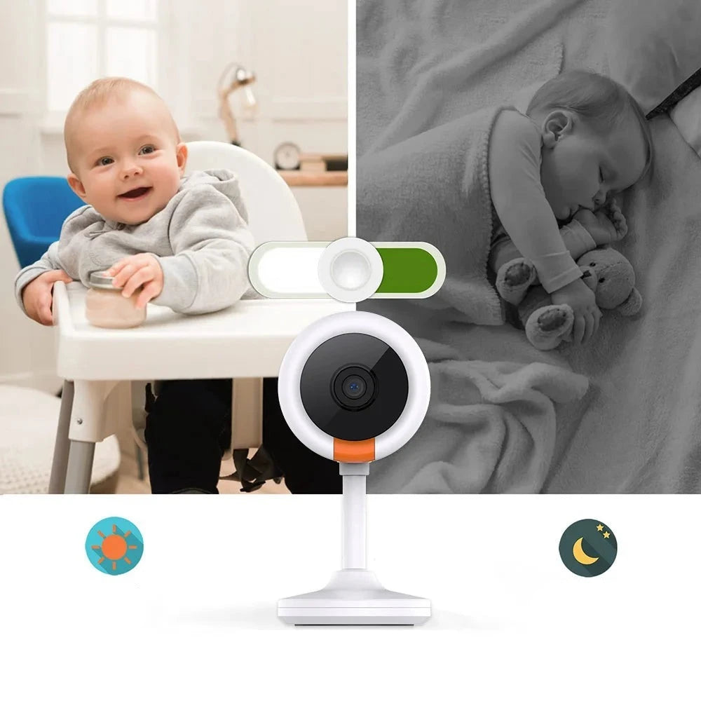 מצלמת Wifi חכמה לבית ברזולוציה של 2K עם תכונת מעקב חכם על תינוקות, שליטה מלאה, זיהוי AI ואודיו דו-כיווני , מצלמת אבטחה מבית סמארטקום . מתאים לשימוש כ מצלמת אבטחה .