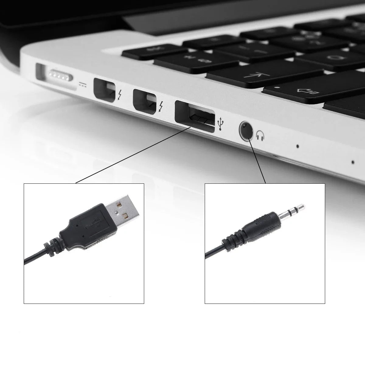 רמקולי USB חזקים בהספק של 6W, חיבור USB 2.0, סטריאו עם כניסת אודיו 3.5 מ"מ, רמקול נייד למחשבים נייחים וניידים, תואמים למחשב נייח, נייד ולמאק. , רמקולים מבית סמארטקום . מתאים לשימוש כ רמקולים .