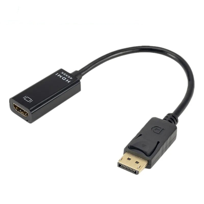 ממיר קצר ויעיל: ממיר DisplayPort 4K ל HDMI DP זכר ל HD נקבה, למחשבים, מסכים, טלוויזיות ועוד. Default Title , מתאם וידאו מבית סמארטקום . מתאים לשימוש כ DP hdmi מתאמים .