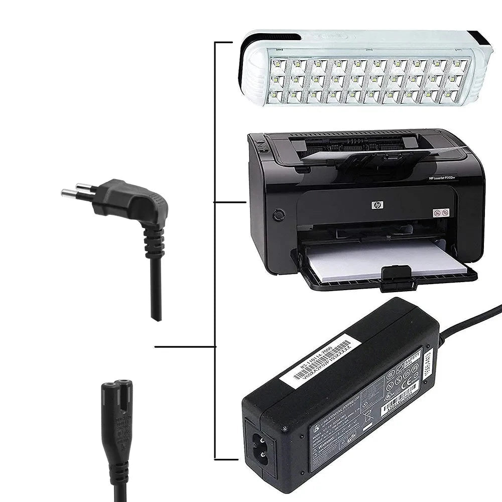 כבל חשמל טייפ בזווית של 90 מעלות לטלוויזיה, PS4, Apple TV, מדפסת ועוד.. , כבל חשמל מבית סמארטקום . מתאים לשימוש כ כבל טייפ כבלים .