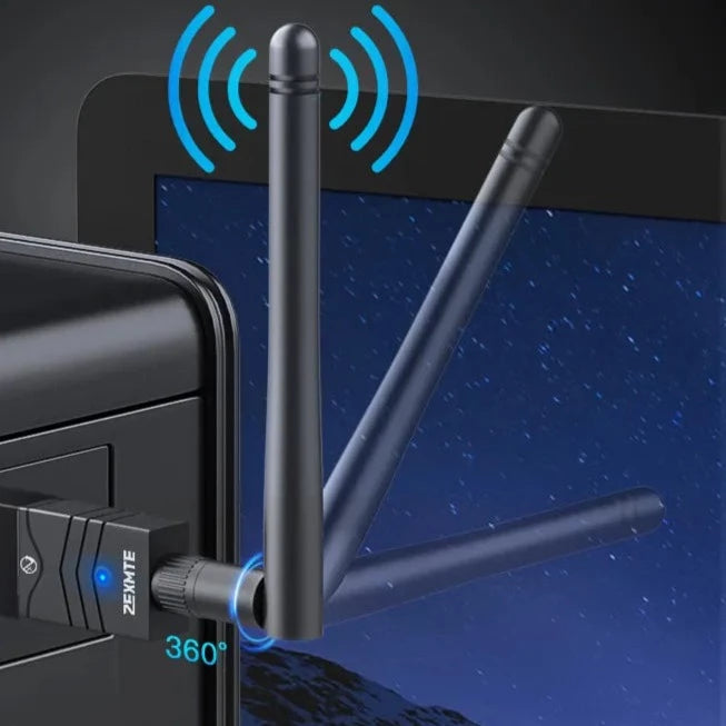 מתאם Bluetooth 5.1 עם טווח בין 20 ל 150 מטר, דונגל Bluetooth 5.1/5.0 USB למחשבים עם Windows 11/10/8/7 , כרטיס רשת מבית סמארטקום . מתאים לשימוש כ כרטיסי רשת אלחוטיים .