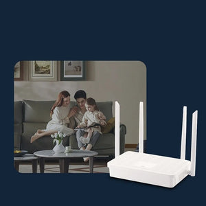 נתב AC1200 Wi-Fi עם רשת כפולה, ואפשרות לעבוד כרפיטר Wi-Fi עם 4 אנטנות בתדרי 2.4GHz ו-5GHz, וחיבור Gigabit Ethernet - הפתרון המושלם לרשת האלחוטית בביתכם! , ראוטר אלחוטי מבית סמארטקום . מתאים לשימוש כ נתבים אלחוטיים תקשורת .