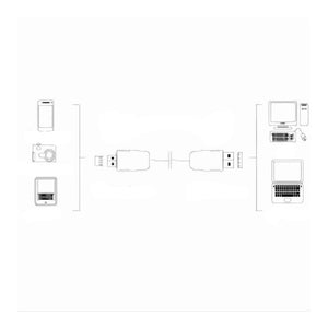 כבל USB למיני USB , כבל USB מבית סמארטקום . מתאים לשימוש כ cable mini usb כבלים .