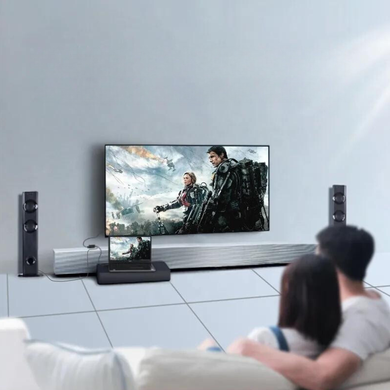 ממיר HDMI ל-VGA עם כבל אודיו 3.5 מ"מ ל-PS4 PC מחשב נייד טלוויזיה מסך מוניטור מקרן 1080P VGA , מתאם וידאו מבית סמארטקום . מתאים לשימוש כ hdmi VGA מתאמים .